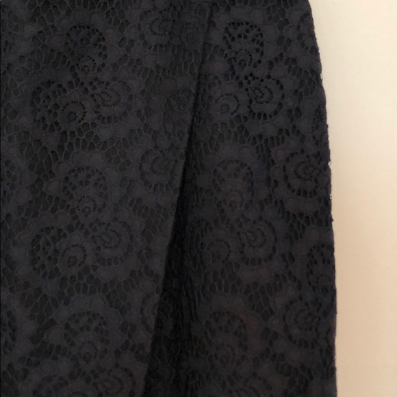 NWT Madewell black skirt with embroidered overlay - Picture 5 of 7